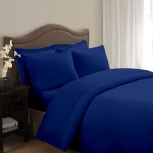 Navy Blue Color Beautiful Plane Bedsheet