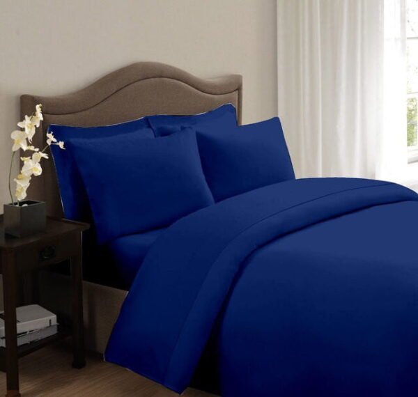 Navy Blue Color Beautiful Plane Bedsheet