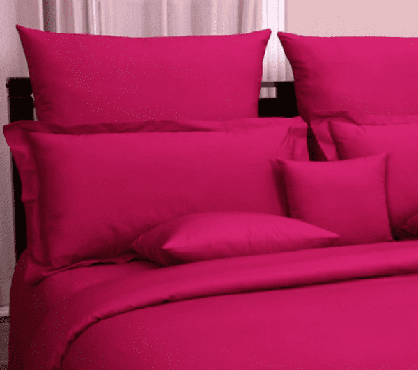 Deep Pink Color Palin Beautiful Bedsheet