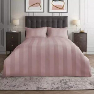 Light Pink Vertical Stripes Bedsheet