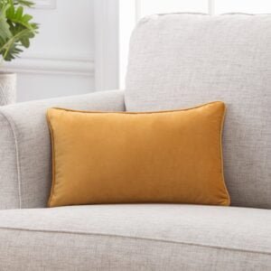2 Pcs Premium Velvet Pillow Cover - Golden