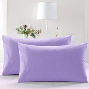 Solid Color Pillow Cover - Purple