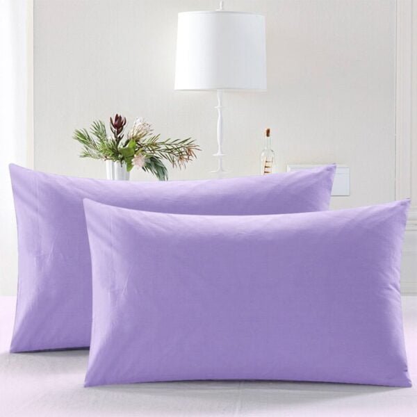 Solid Color Pillow Cover - Purple