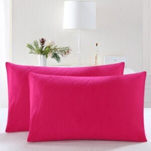 Solid Color Pillow Cover - Red