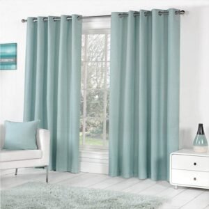 Plain Dyed Cotton Curtain (light grey)