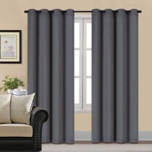 Plain Dyed Premium Velvet Curtain (Light Grey)