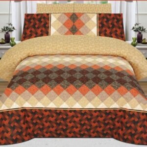 Cotton Printed Bedsheet With Block Prints