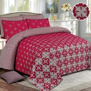 Cotton Printed Bed sheet Set Sindhi Design