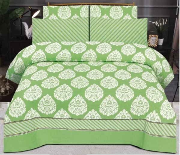 Cotton Printed Bed sheet Set Bunches Design