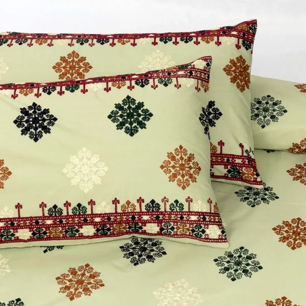 Sindhi Design Cotton Embroidered Pillow Covers