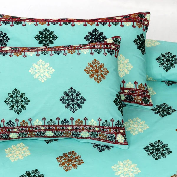 Artistry Sindhi Design Cotton Embroidered Pillow Covers