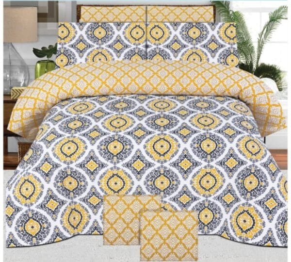 Cotton Block Print Bed Sheet Set