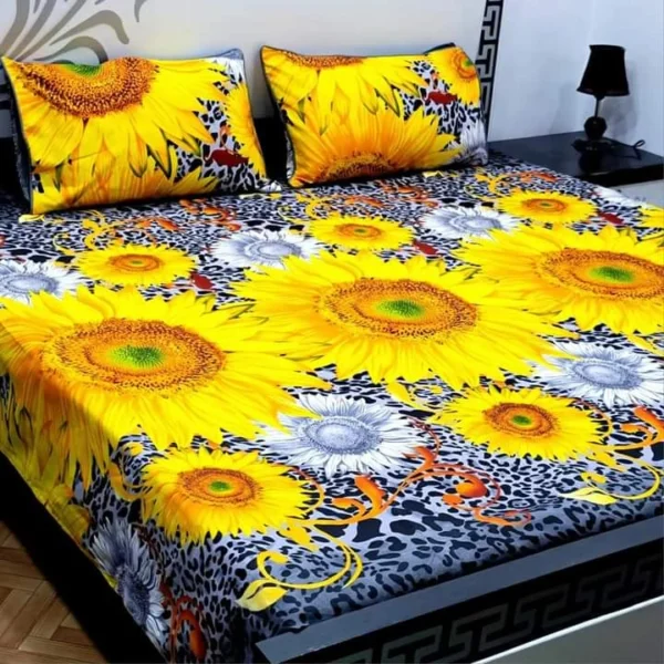 Sun Flower Bed sheet