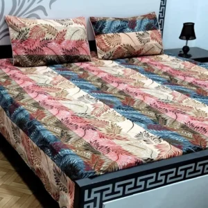 King Size Floral Print Bedsheet