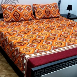 Sindhi Design Printed Bed Sheet